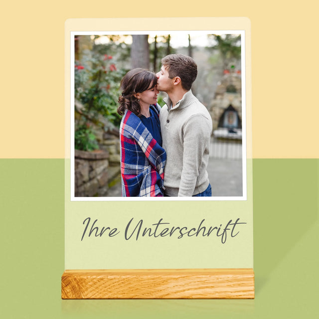 Foto Und Unterschrift: Foto Und Unterschrift - Druck Auf Acrylglas