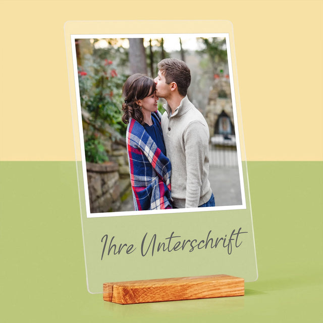 Foto Und Unterschrift: Foto Und Unterschrift - Druck Auf Acrylglas