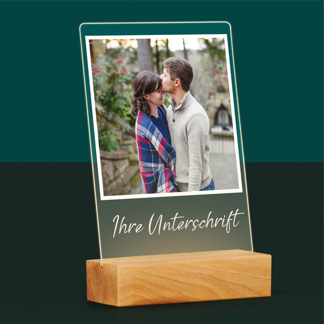 Foto Und Unterschrift: Foto Und Unterschrift - Druck Auf Acrylglas