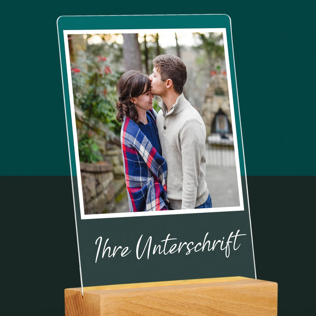 Foto Und Unterschrift: Foto Und Unterschrift - Druck Auf Acrylglas