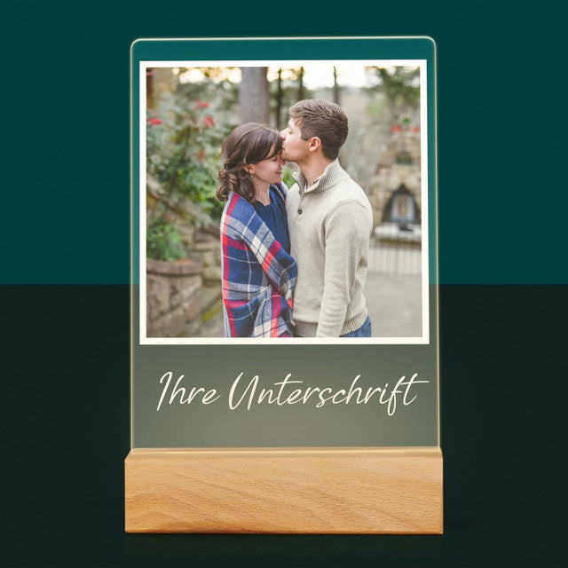 Foto Und Unterschrift: Foto Und Unterschrift - Druck Auf Acrylglas
