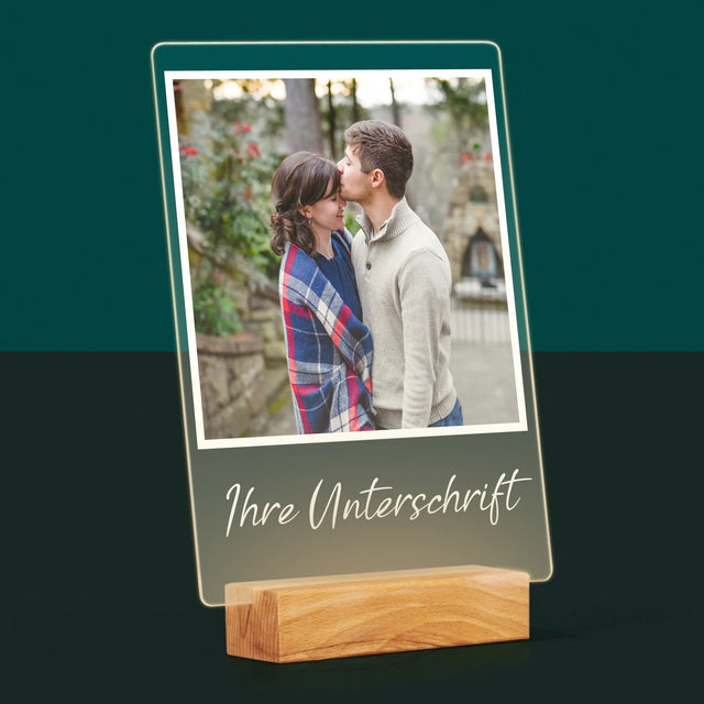 Foto Und Unterschrift: Foto Und Unterschrift - Druck Auf Acrylglas