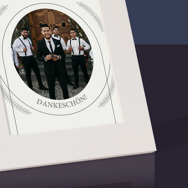 Foto Und Unterschrift: Du Warst Der Beste Trauzeuge - Bilderrahmen