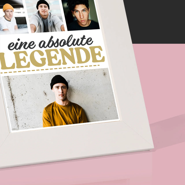 Fotocollage: 18 Jahre Als Legende - Bilderrahmen