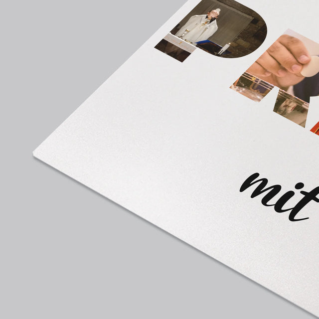 Buchstaben-Collage: Priester Aus Berufung - Schreibtischunterlage