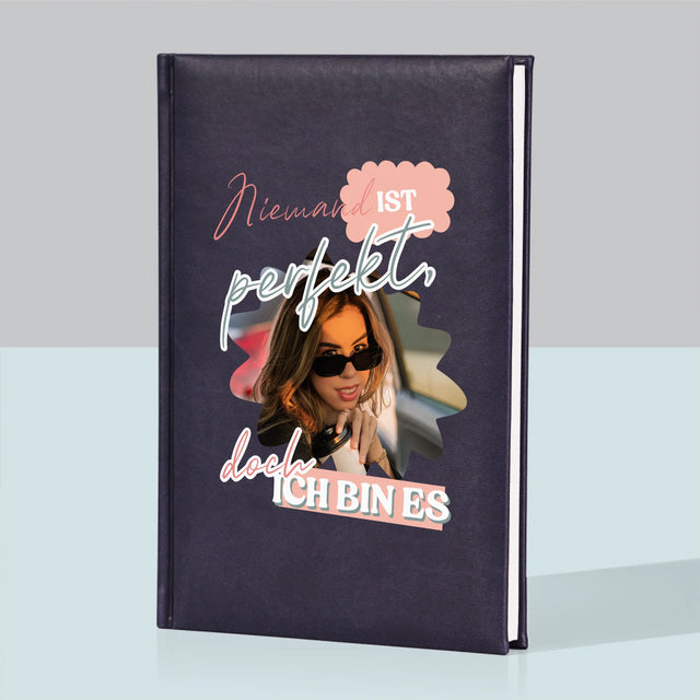 Foto Und Unterschrift: Niemand Ist Perfekt - Notizbuch
