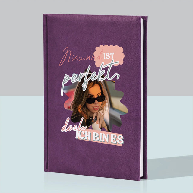 Foto Und Unterschrift: Niemand Ist Perfekt - Notizbuch