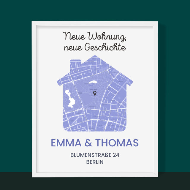 Ihr Standort: Ihr Standort: Neue Wohnung - Druck Mit Rahmen 30X40