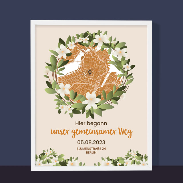 Ihr Standort: Ihr Standort: Gemeinsamer Weg - Druck Mit Rahmen 30X40