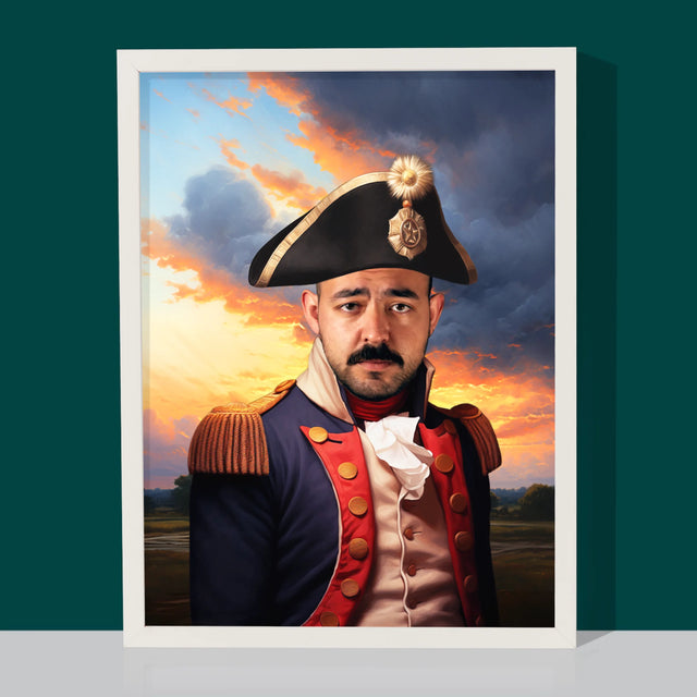 Königsporträt: General - Druck Mit Rahmen 30X40