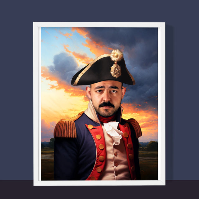 Königsporträt: General - Druck Mit Rahmen 30X40