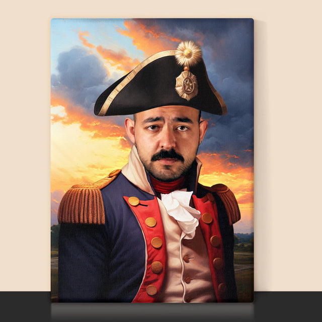 Königsporträt: General - Druck Mit Rahmen 30X40