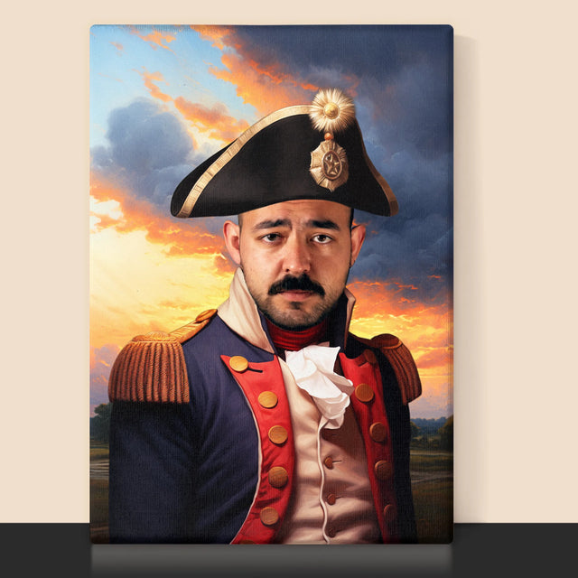 Königsporträt: General - Druck Mit Rahmen 30X40