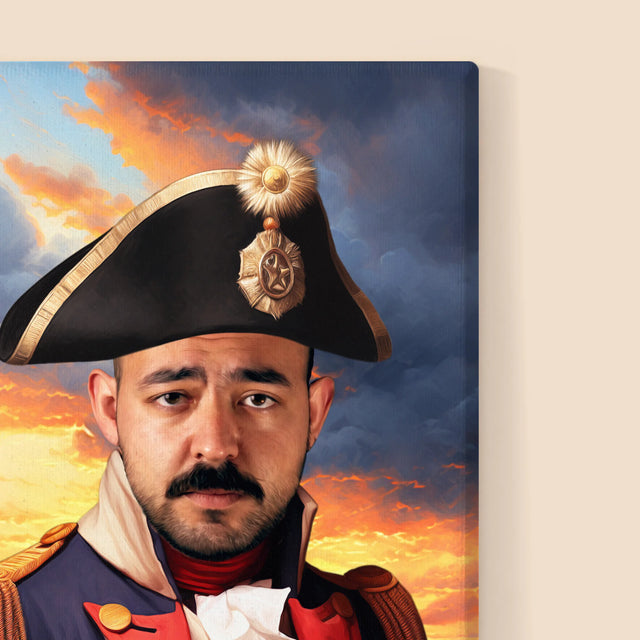 Königsporträt: General - Druck Mit Rahmen 30X40