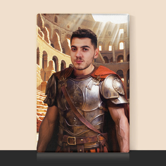 Königsporträt: Gladiator - Druck Mit Rahmen 30X40