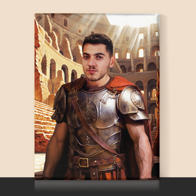 Königsporträt: Gladiator - Druck Mit Rahmen 30X40