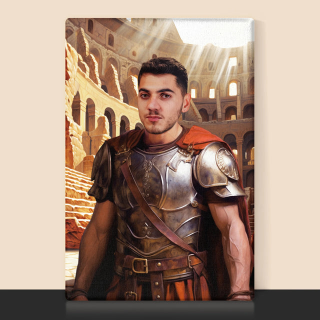 Königsporträt: Gladiator - Druck Mit Rahmen 30X40