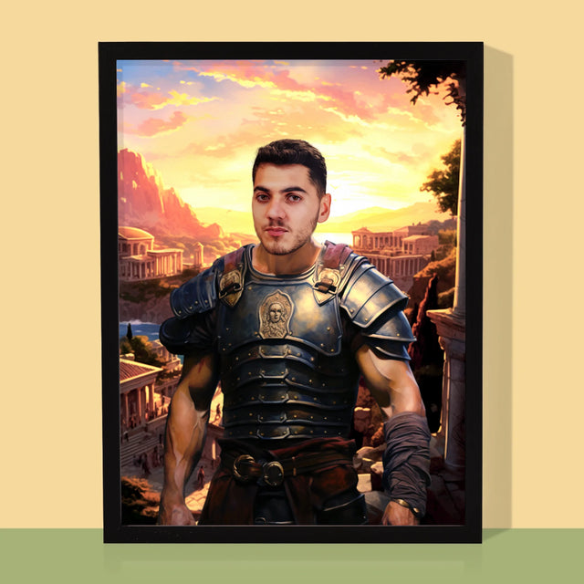 Königsporträt: Römer - Druck Mit Rahmen 30X40