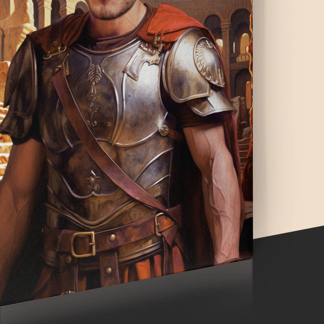 Königsporträt: Gladiator - Druck Mit Rahmen 30X40