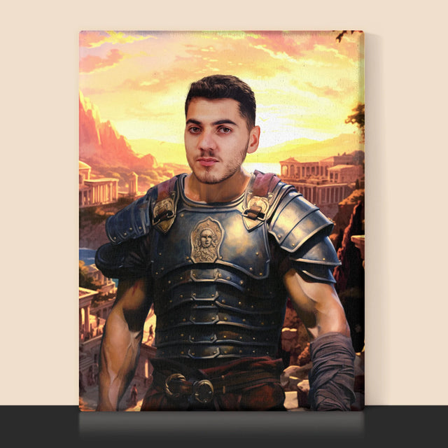 Königsporträt: Römer - Druck Mit Rahmen 30X40