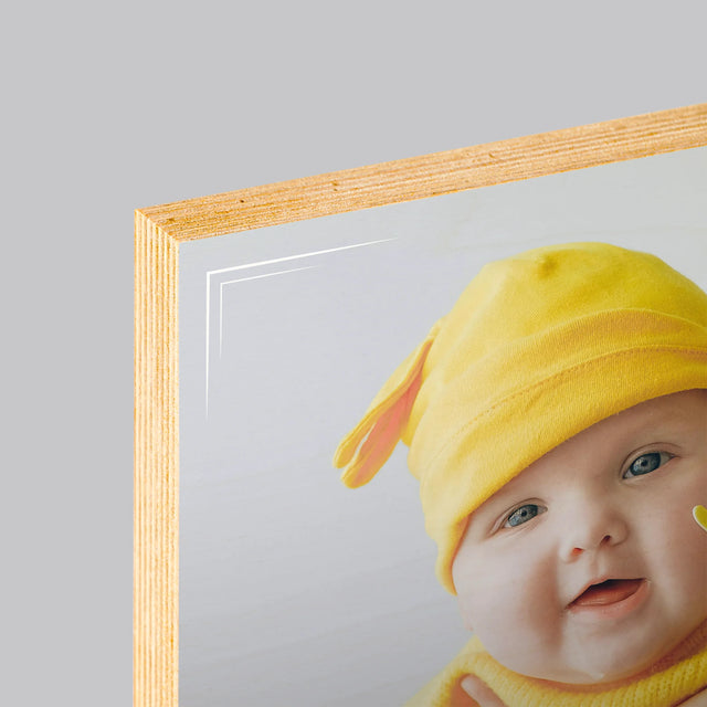 Geburtsdatum: Geburtsdatum Rahmen - Druck Auf Holz