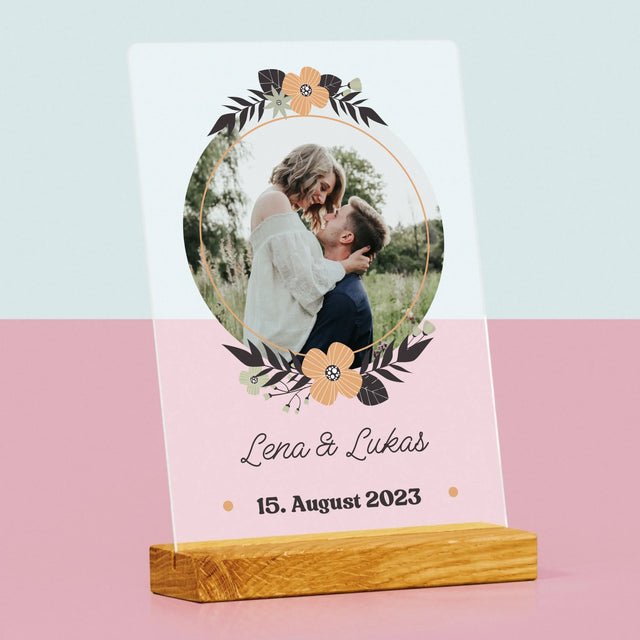 Foto Und Unterschrift: Verliebte - Druck Auf Acrylglas