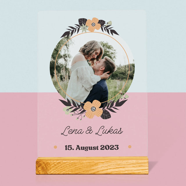 Foto Und Unterschrift: Verliebte - Druck Auf Acrylglas