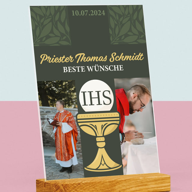 Fotocollage: Alles Gute - Kreuz - Druck Auf Acrylglas