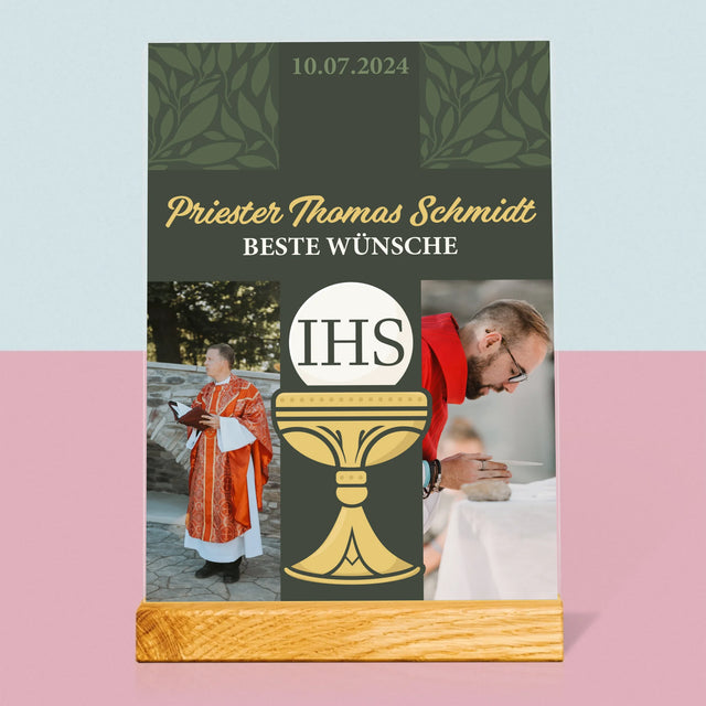 Fotocollage: Alles Gute - Kreuz - Druck Auf Acrylglas