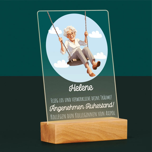 Name Und Unterschrift: Erfülle Deine Träume - Druck Auf Acrylglas