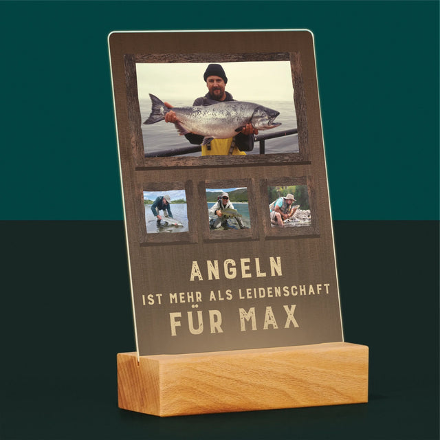 Fotocollage: Angeln - Druck Auf Acrylglas