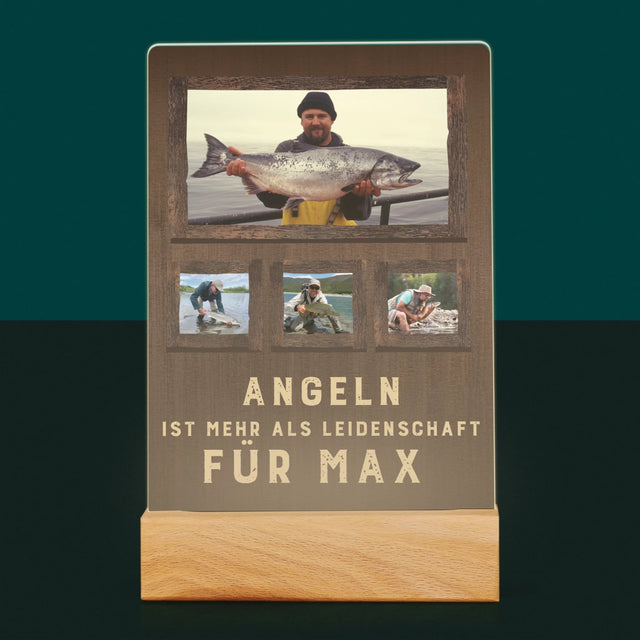 Fotocollage: Angeln - Druck Auf Acrylglas