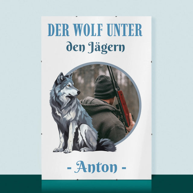 Foto Und Unterschrift: Der Wolf Unter Den Jägern - Poster