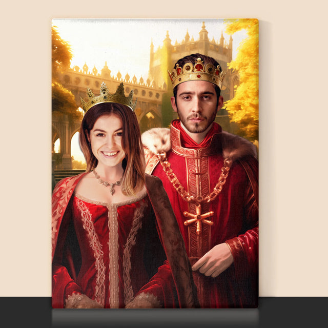 Königsporträt: Königin - Druck Mit Rahmen 30X40