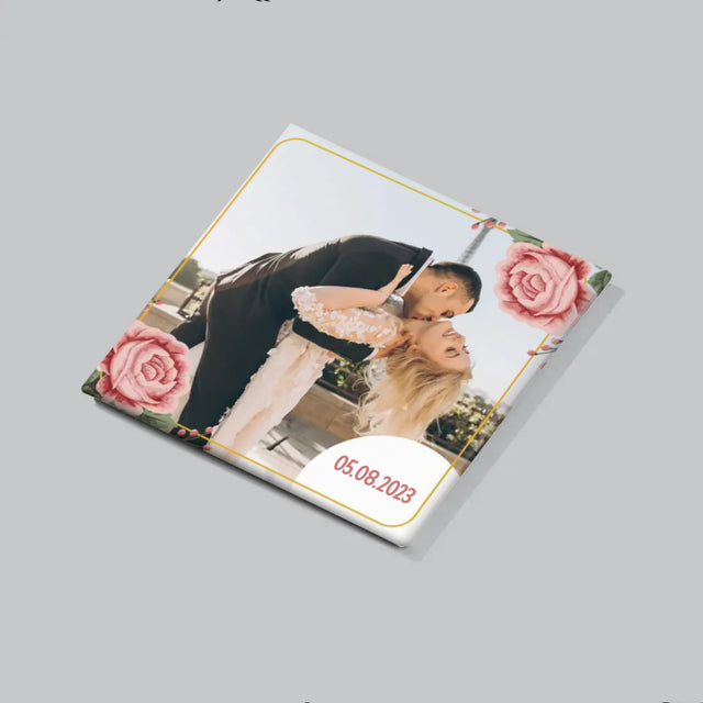 Fotocollage: Ihr Datum - Magneten-Set