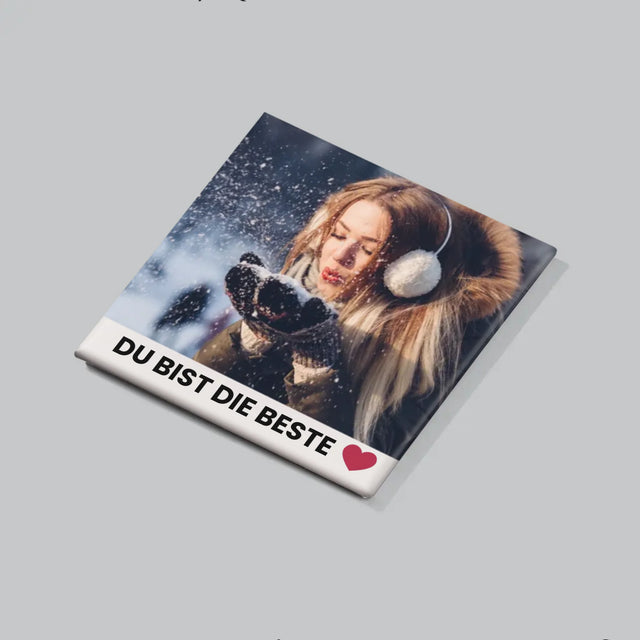 Foto Und Unterschrift: Positive Gedanken - Magneten-Set