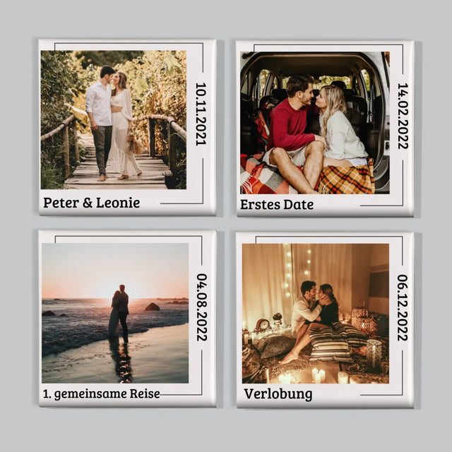 Unsere Geschichte: Unsere Momente - Magneten-Set