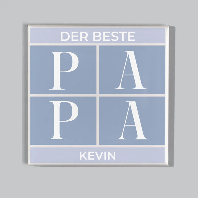 Fotocollage: Bester Papa Collage - Magneten-Set