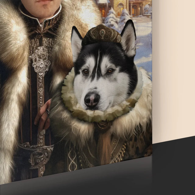 Königsporträt: Aristokratie - Druck Mit Rahmen 30X40