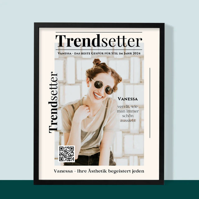 Magazin-Cover: Trendsetter - Druck Mit Rahmen 30X40