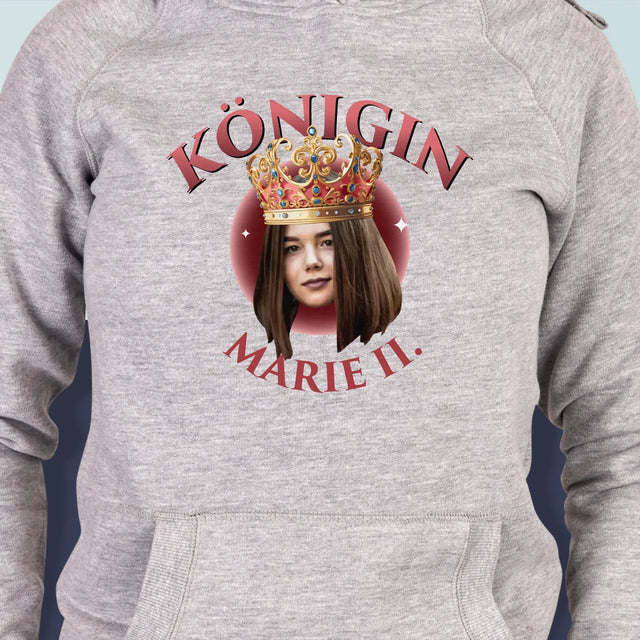 Foto Und Unterschrift: Königin Foto - Kapuzenpullover Für Damen