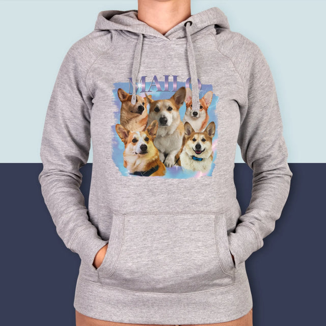 Ihr Avatar: Bootleg Mit Ihrem Hund - Kapuzenpullover Für Damen