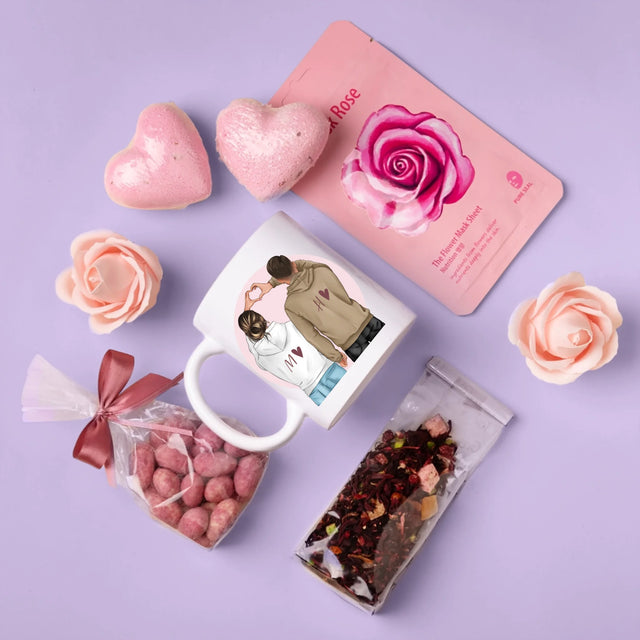 Avatar Creator: Paar Herz - Geschenkset Mit Tasse Und Wellnessartikeln