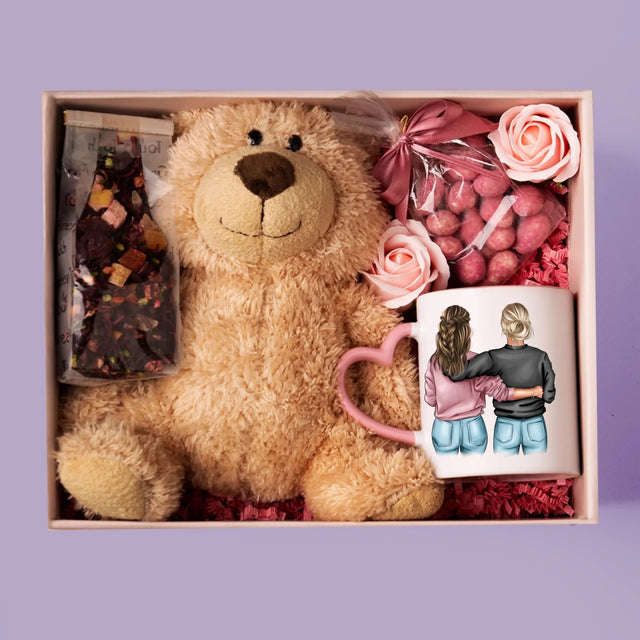 Avatar Creator: 18. Geburtstag Einer Freundin - Geschenkset Mit Tasse, Teddybär Und Süßigkeiten