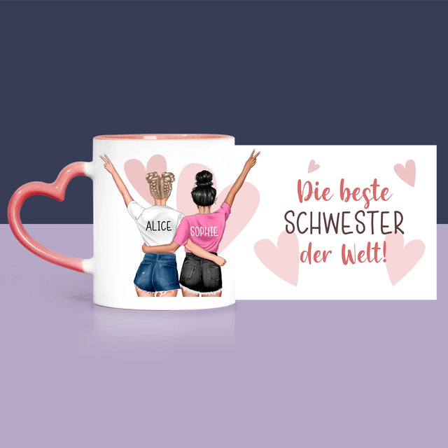 Avatar Creator: Beste Schwester Der Welt - Geschenkset Mit Tasse, Teddybär Und Süßigkeiten