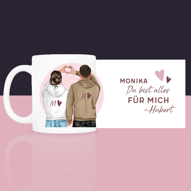 Avatar Creator: Paar Herz - Geschenkset Mit Tasse, Tee Und Süßigkeiten