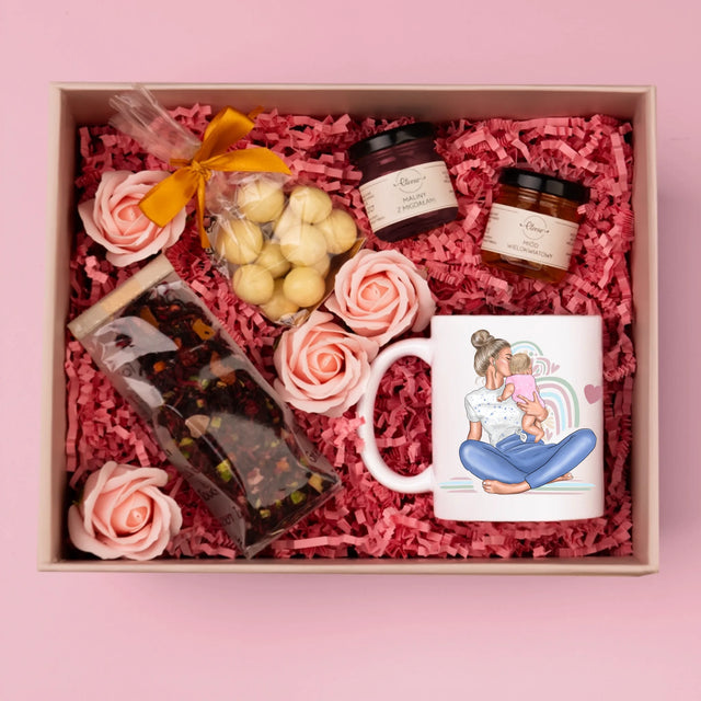 Avatar Creator: Junge Mama - Geschenkset Mit Tasse, Tee Und Süßigkeiten