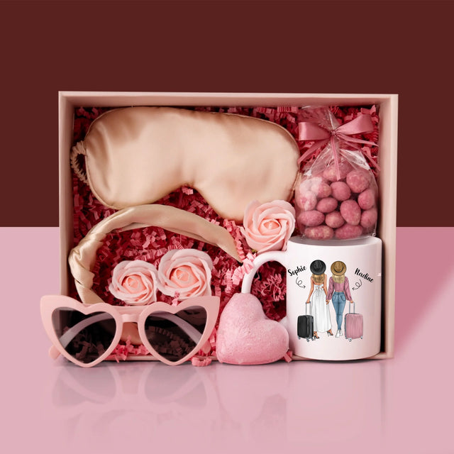 Avatar Creator: Reisende Freundinnen - Geschenkset Mit Einer Tasse Und Einem Satin-Haarband