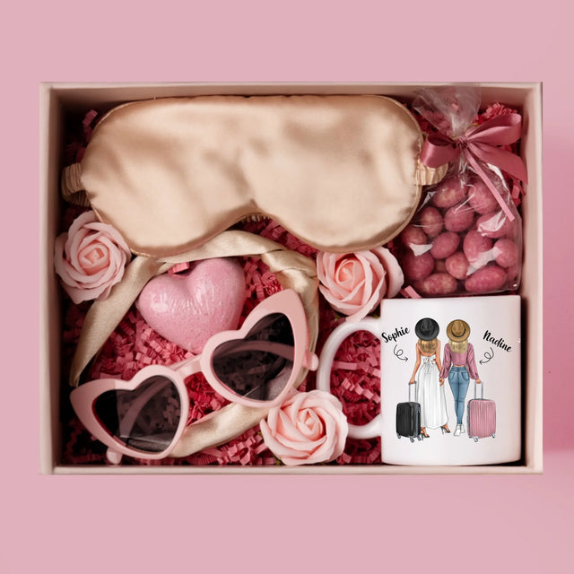 Avatar Creator: Reisende Freundinnen - Geschenkset Mit Einer Tasse Und Einem Satin-Haarband