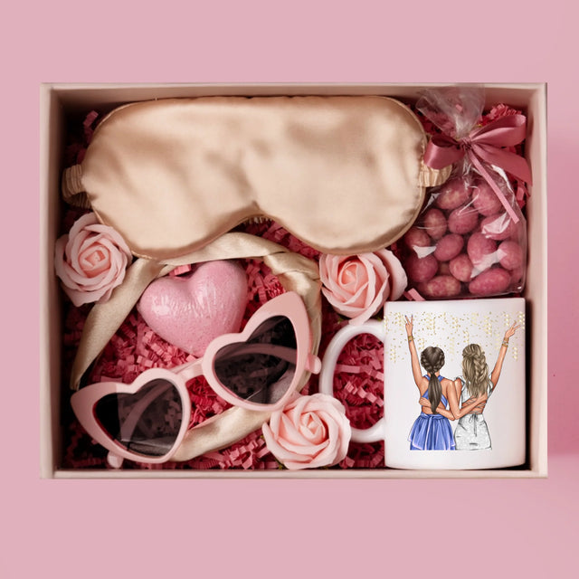 Avatar Creator: Freundinnen 30. Geburtstag - Geschenkset Mit Einer Tasse Und Einem Satin-Haarband